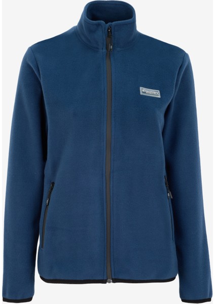 Discovery Expedition Düz Indigo Kadın Polar Sweatshırt D4WL-SWT3928