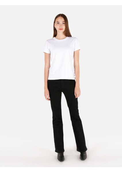 791 Monica Normal Kesim Normal Bel Genişleyen Paça Jean Kadın Pantolon CL1070765
