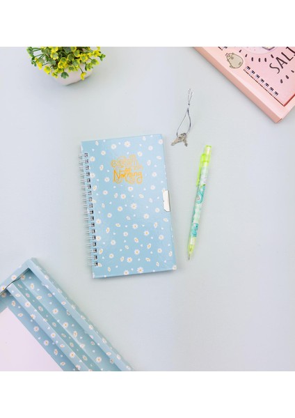 Sevimli Desenli Kilitli Defter ve Kalem Seti fiyatları