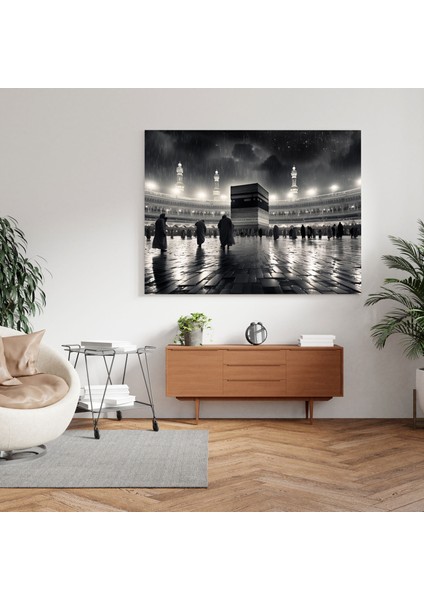 Kabe Duvar Tablosu - Kabe, Huzur, Huzur, Ev Dekorasyonu, 100X100 fiyatları