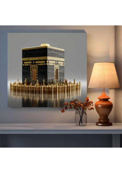 Kabe Kanvas Tablo - 3D Rendering Duvar Tablosu - Kabe, Ev Dekorasyonu, Duvar Dekorasyonu, Kabe, 100X100 modelleri