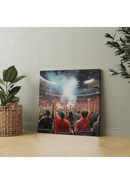 Futbol Stadyumu Akrilik Kanvas Tablo, 30X30 fiyatları