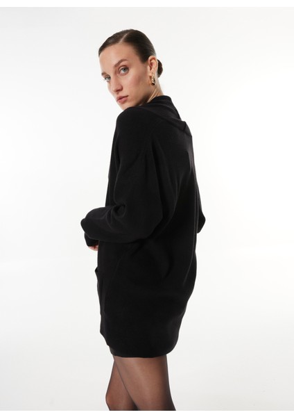 Siyah Kadın Şal Yaka Basic Düz Hırka FC4WL-HRK0279 fiyatları