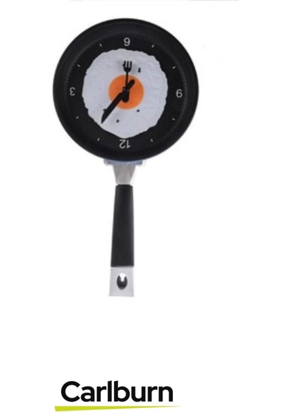 Özel Tasarım Pilli Kutulu Duvar Dekoratif Hediyelik Yumurta Tavası Mutfak Saati modelleri