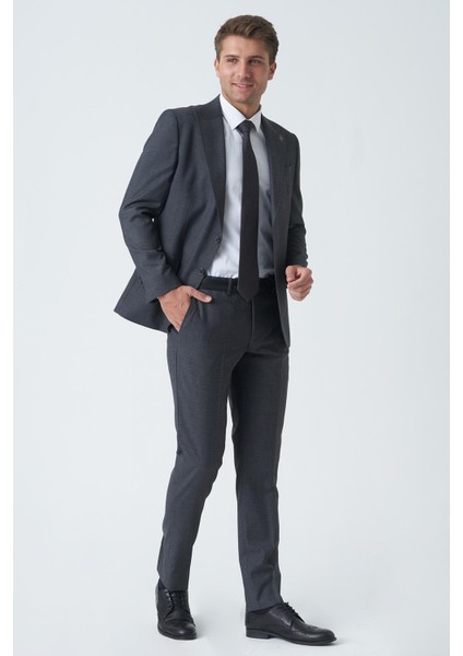 Derry T2462 6 Drop Slim Fit Takım Elbise Desenli