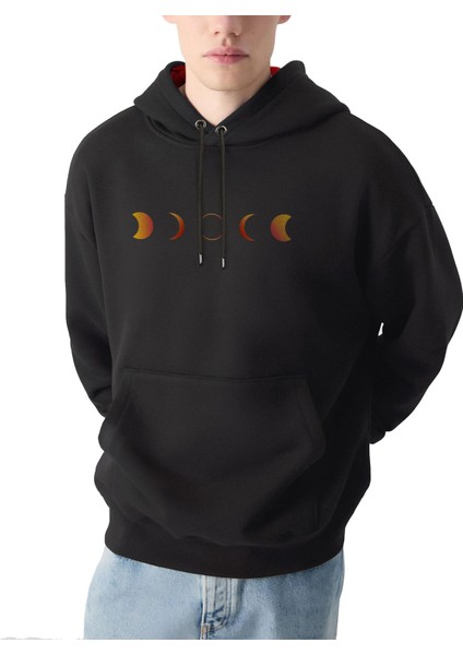 Dolunay Tasarım Kapşonlu Sweatshirt,tasarım Kapşonlu Sweatshirt fiyatları