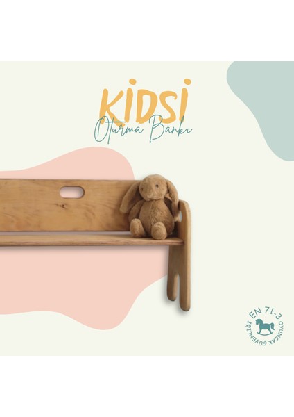 Ahşap Montessori Çocuk Bankı: Kidsi fırsatları