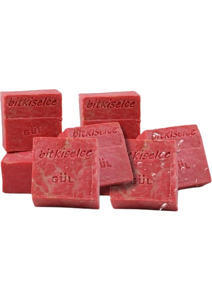 Saf ve Doğal Içeriklerle Gül Sabunu 950 gr (8 Kalıp)