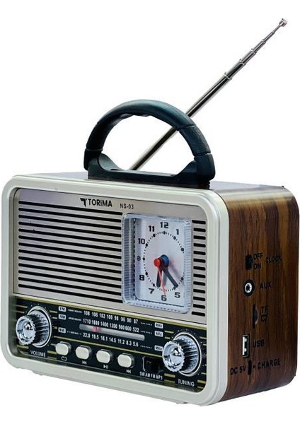 Ns-03 Gold Nostajik Radyo Bluetooth Hoparlör modelleri