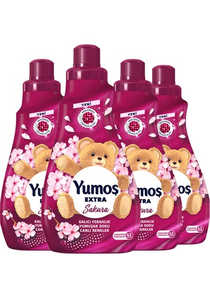 Extra Çamaşır Yumuşatıcı Sakura 1440 ml x4