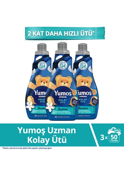 Uzman Kolay Ütü Konsantre Yumuşatıcı 1200 ml x3