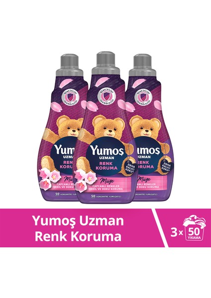 Uzman Renk Koruma Konsantre Yumuşatıcı 1200 ml x3