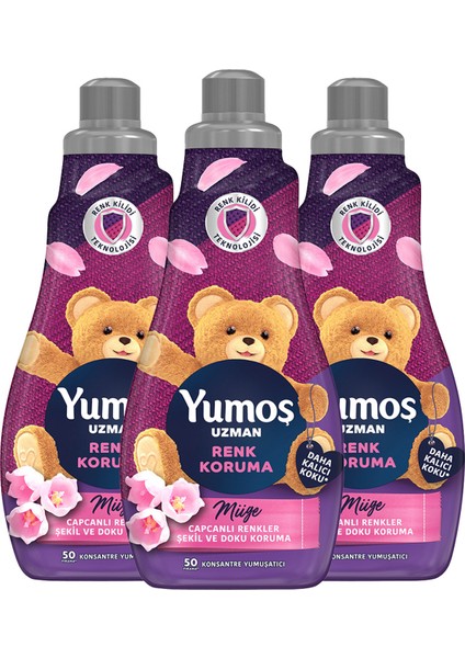 Uzman Renk Koruma Konsantre Yumuşatıcı 1200 ml x3