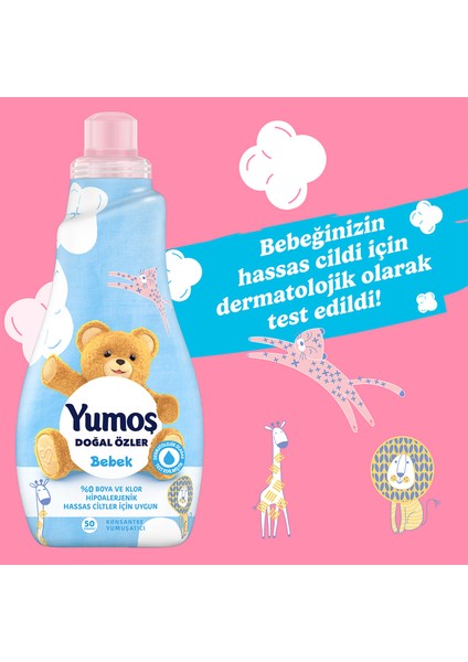 Doğal Özler Konsantre Çamaşır Yumuşatıcısı Bebek 1200 ml x3