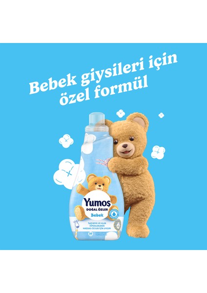 Doğal Özler Konsantre Çamaşır Yumuşatıcısı Bebek 1200 ml x3