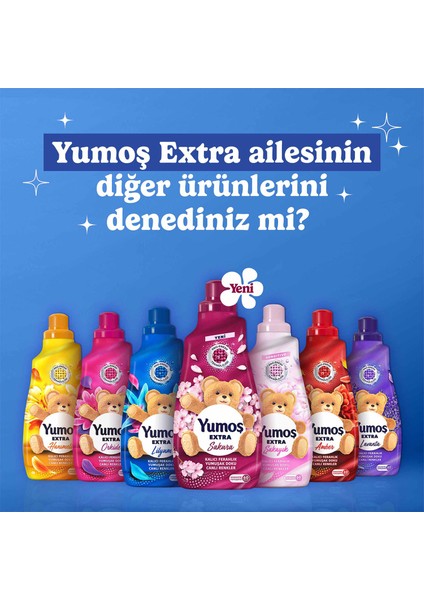 Çamaşır Yumuşatıcısı x4 Lilyum 1440ml + Orkide 1440ml  + Amber 1440ml  + Hanımeli 1440 ml