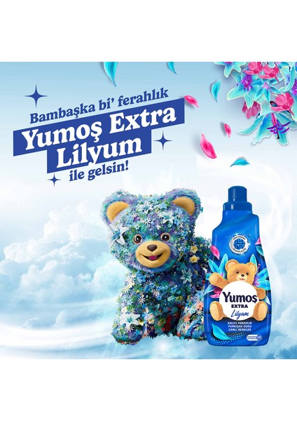 Sıvı Bakım Deterjanı Renkliler 2520 mlx2 +Yumoş Extra Konsantre Yumuşatıcısı Lilyum 1440 ml x1