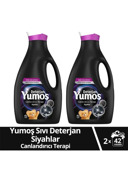 Sıvı Bakım Çamaşır Deterjanı Canlandırıcı Terapi Siyahlar 2520 ml x2