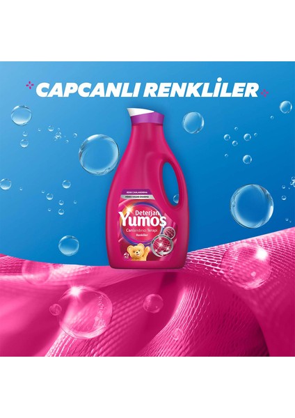 Çamaşır Yumuşatıcısı Hanımeli 1440 mlx1 + Yumoş Sıvı Bakım Deterjanı Renkli Giysiler 2520 ml x1