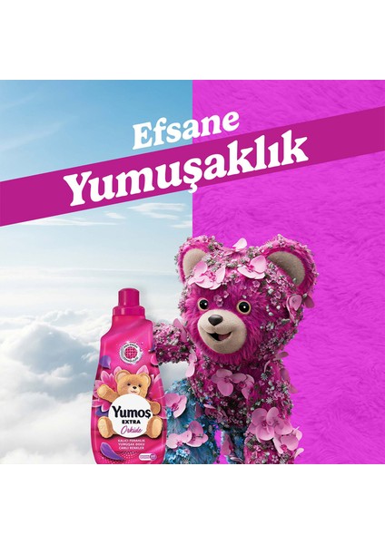 Çamaşır Yumuşatıcısı  Lilyum 1440 ml x1 + Yumoş Orkide 1440 ml x1 + Yumoş Şakayık 1440 ml x1