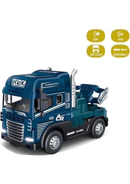 KLX600-344 Işıklı Sesli Çekici/tır Kafası 1:24 3+