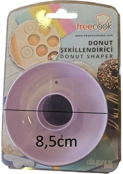 Yuvarlak Çörek Kek Do Nut Kesme Kalıbı Do Nut Şekillendirici