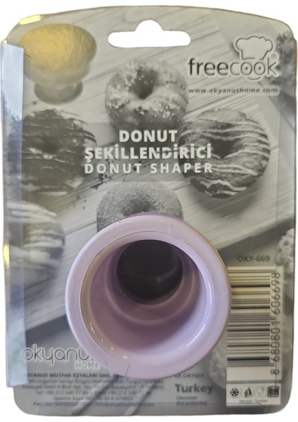 Yuvarlak Çörek Kek Do Nut Kesme Kalıbı Do Nut Şekillendirici