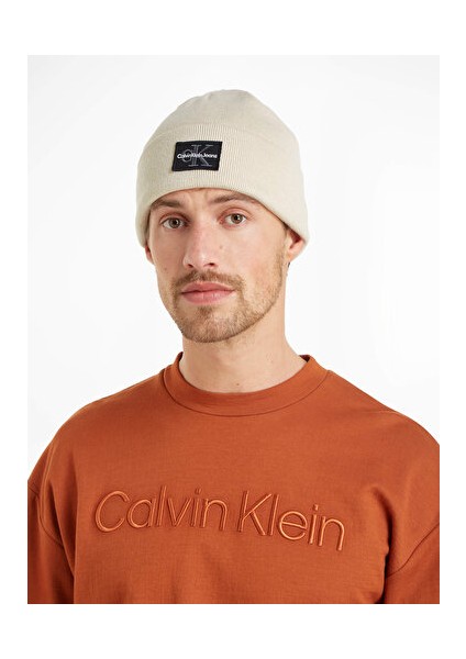 Calvin Klein Mono Logo Patch Beanıe