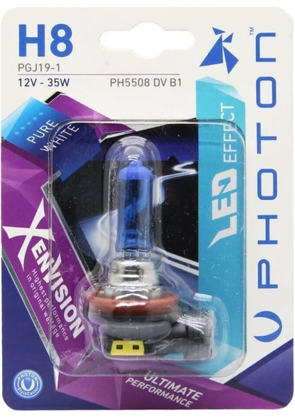 H8 12V 35W Xen Vision Blister (Tekli Blister)