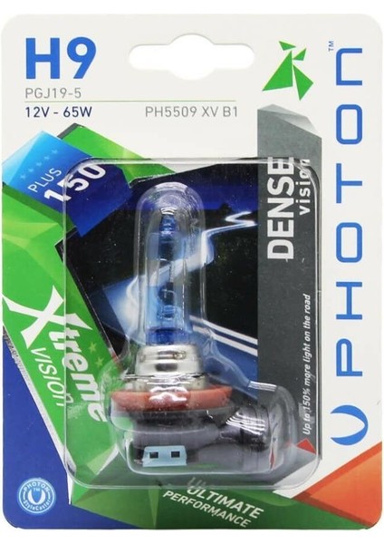 H9 Xtreme Vision Blister +%150 Fazla Işık (Tekli Blister)