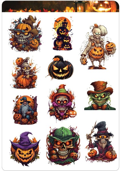 Halloween ( Cadılar Bayramı ) Sticker Set 1