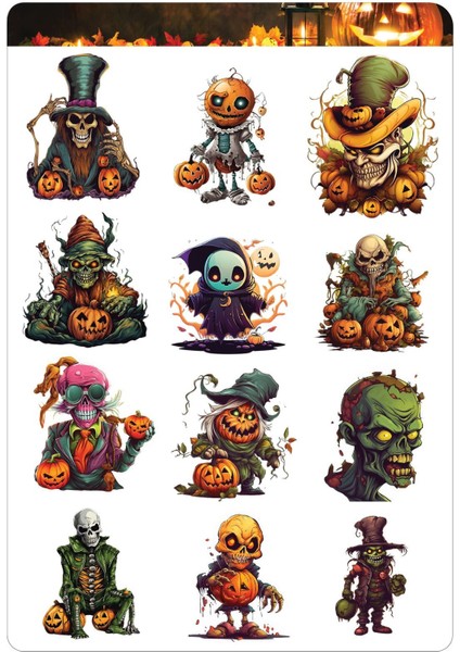 Halloween ( Cadılar Bayramı ) Sticker Set 1