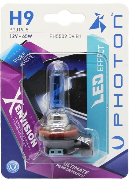 H9 12V 65W Xen Vision Blister (Tekli Blister)