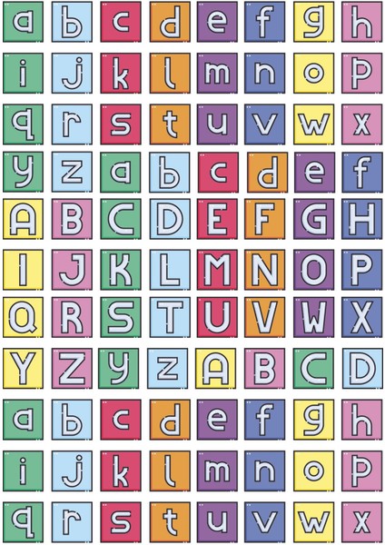 Alfabe ( Alphabet ) Sticker Set fiyatları