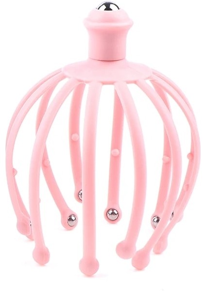 Pembe 1 Pc Kafa Masajı Ahtapot Kafa Derisi Stres Relax Spa Şifa Alaşım Sağlık Araçları (Yurt Dışından)