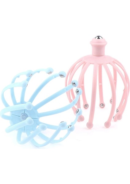 Pembe 1 Pc Kafa Masajı Ahtapot Kafa Derisi Stres Relax Spa Şifa Alaşım Sağlık Araçları (Yurt Dışından) fiyatları