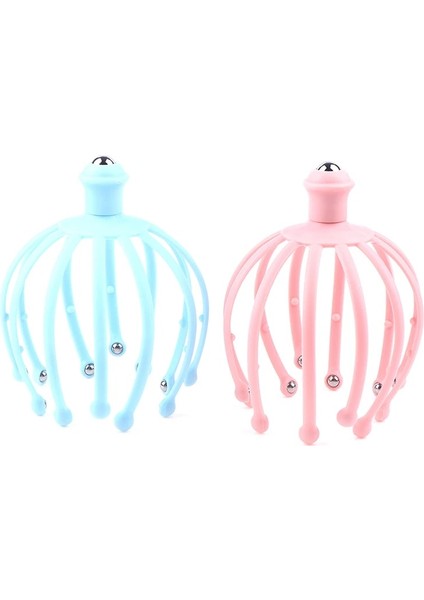 Pembe 1 Pc Kafa Masajı Ahtapot Kafa Derisi Stres Relax Spa Şifa Alaşım Sağlık Araçları (Yurt Dışından) modelleri