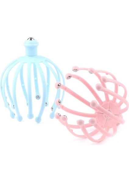 Pembe 1 Pc Kafa Masajı Ahtapot Kafa Derisi Stres Relax Spa Şifa Alaşım Sağlık Araçları (Yurt Dışından) fırsatları