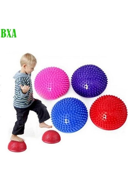 Liulian Gri 1 Adet Pvc Yoga Topu 16 cm Şişme Masaj Noktası Yarım Fit Top Denge Eğitmeni Sabitleyici Spor Pilates Fitness Dengeleme Topu (Yurt Dışından) modelleri