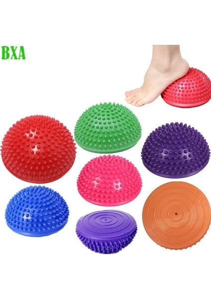 Liulian Gri 1 Adet Pvc Yoga Topu 16 cm Şişme Masaj Noktası Yarım Fit Top Denge Eğitmeni Sabitleyici Spor Pilates Fitness Dengeleme Topu (Yurt Dışından) fırsatları