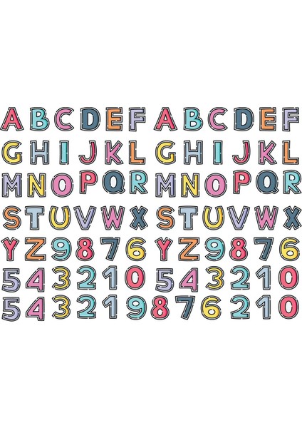 Alfabe ( Alphabet ) Sticker Set fiyatları