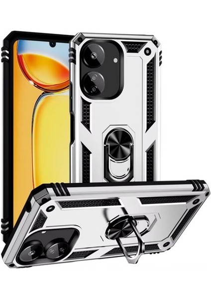 Xiaomi Poco C65 Kılıf Vega Standlı Yüzüklü