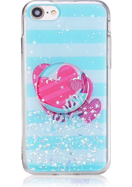 iPhone 6/6s Kılıf Pop Soket Renkli Vale Silikon