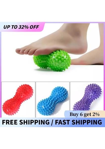 Turuncu Fıstık Masaj Topu Fitness Spor Yoga Topu Vücut Stresini Rahatlatmak Pvc Dayanıklı Ayak Dikenli Kas Masajı Tetik Noktası Ayak (Yurt Dışından) fiyatları
