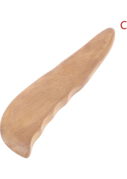 C Doğal Ahşap Bambu Sopa Masaj Guaj Kayın Ahşap Boyun Omuz Sırt Masajı Kazıma Terapi Spa Güzellik Salonu (Yurt Dışından)