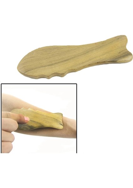 C Doğal Ahşap Bambu Sopa Masaj Guaj Kayın Ahşap Boyun Omuz Sırt Masajı Kazıma Terapi Spa Güzellik Salonu (Yurt Dışından) fırsatları