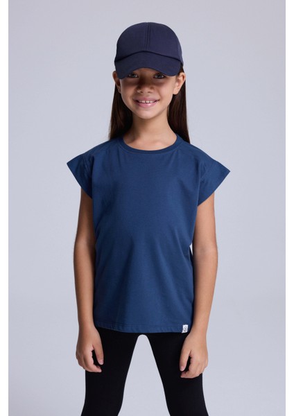 (Kids Girl) Kısa Kol Boxy Organik Pamuk Tshirt fiyatları