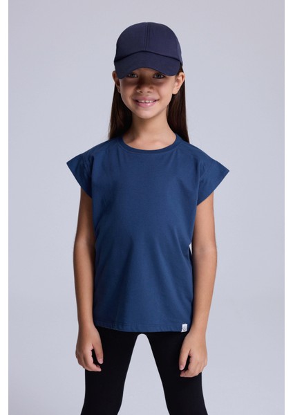 (Kids Girl) Kısa Kol Boxy Tshirt