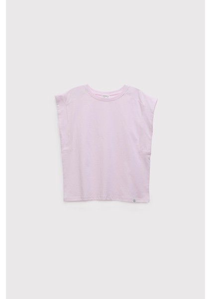 (Kids Girl) Kısa Kol Boxy Tshirt