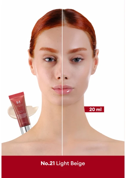 Mükemmel Kapatıcılık Sunan Çok Fonksiyonlu M Perfect Cover BB Cream Ex SPF42/PA+++ No.21 (20ml)